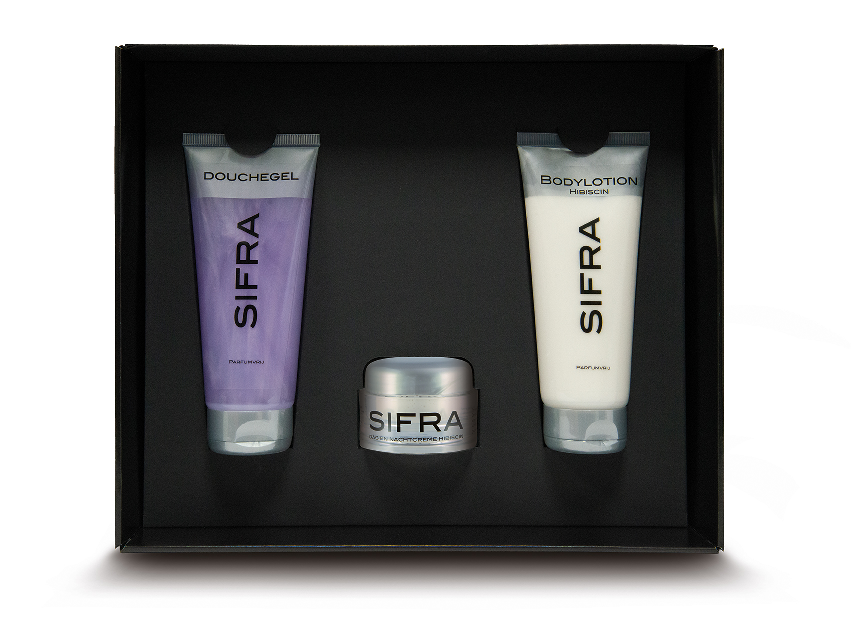 fabriek voorspelling Paard Geschenkset 7 = 1 douchegel & 1 dag- en nachtcreme hibiscin & 1 bodylotion hibiscin - Sifra Beauty Products fabriek voorspelling Paard Geschenkset 7 = 1 douchegel & 1 dag- en nachtcreme hibiscin & 1 bodylotion hibiscin - Sifra Beauty Products