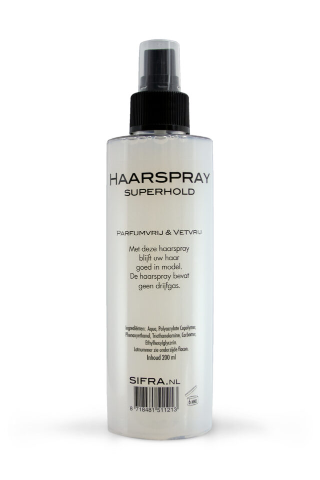 Parfumvrije Haarspray Super Hold - Afbeelding 2