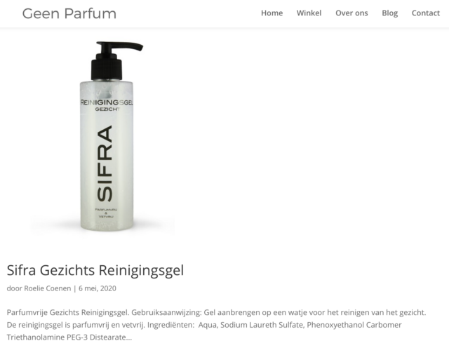 Haarverzorging-geenparfum.nl