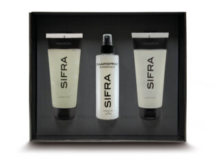 Geschenkset 4 = 1 haargel & 1 Haarspray superhold & 1 shampoo