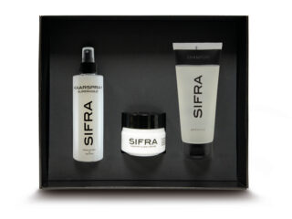 Geschenkset 6 = 1 haarspray superhold & 1 haar styling creme & 1 shampoo